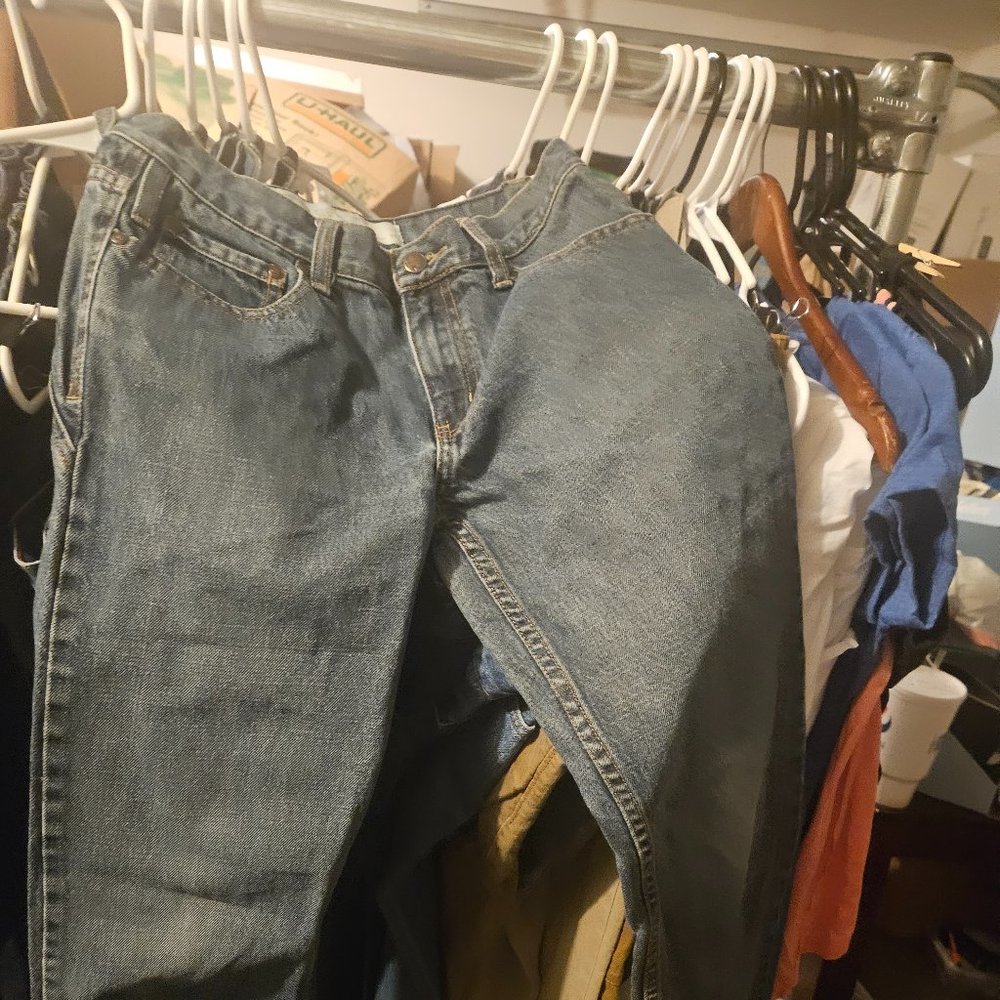 Boys 16 Regular Fit RAW EDGE DENIM